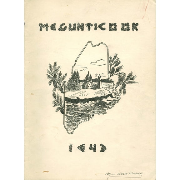 (Custom Reprint) Yearbook: 1943 Camden High School - Megunticook Yearbook (Camden, ME)