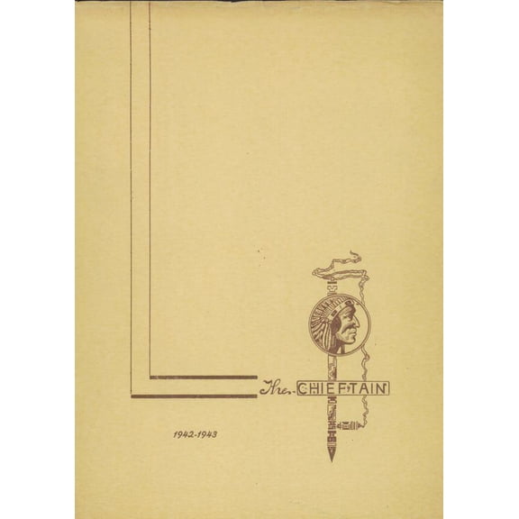 (Custom Reprint) Yearbook: 1943 Central High School - Chieftain Yearbook (Muskogee, OK)