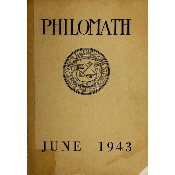 (Custom Reprint) Yearbook: 1943 Framingham North High School - Archon Yearbook (Framingham, MA)