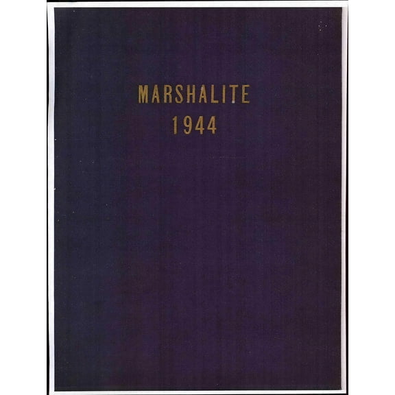 (Custom Reprint) Yearbook: 1944 Marshall High School - Marshallite Yearbook (Marshall, VA)