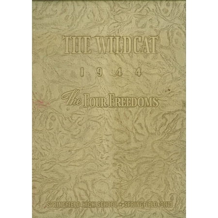 (Custom Reprint) Yearbook: 1944 Springfield Senior High School - Wildcat Yearbook (Springfield, OH)