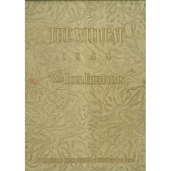 (Custom Reprint) Yearbook: 1944 Springfield Senior High School - Wildcat Yearbook (Springfield, OH)