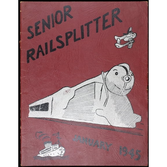 (Custom Reprint) Yearbook: 1945 Abraham Lincoln High School - Railsplitter Yearbook (Des Moines, IA)