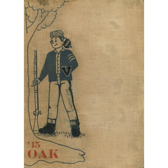 (Custom Reprint) Yearbook: 1945 Redwood High School - Oak Yearbook (Visalia, CA)
