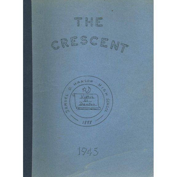 (Custom Reprint) Yearbook: 1945 Samuel D Hanson School - Crescent Yearbook (Buxton, ME)