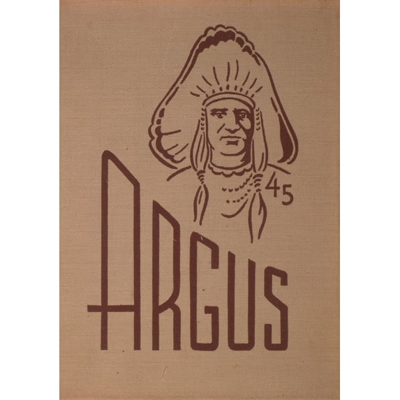 (Custom Reprint) Yearbook: 1945 Tulare Union High School - Argus Yearbook (Tulare, CA)