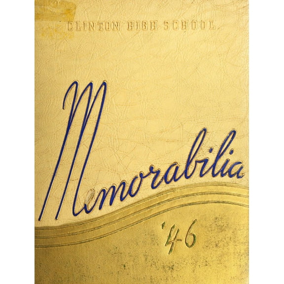 (Custom Reprint) Yearbook: 1946 Clinton High School - Memorabilia Yearbook (Clinton, MA)