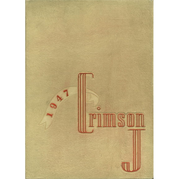 (Custom Reprint) Yearbook: 1947 Jacksonville High School - Crimson J Yearbook (Jacksonville, IL)