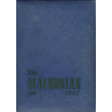 (Custom Reprint) Yearbook: 1947 Malden High School - Maldonian Yearbook (Malden, MA)