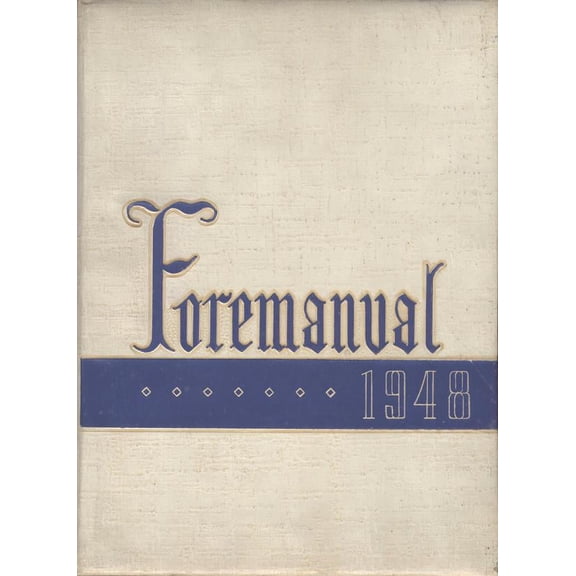 (Custom Reprint) Yearbook: 1948 Foreman High School - Foremanual Yearbook (Chicago, IL)