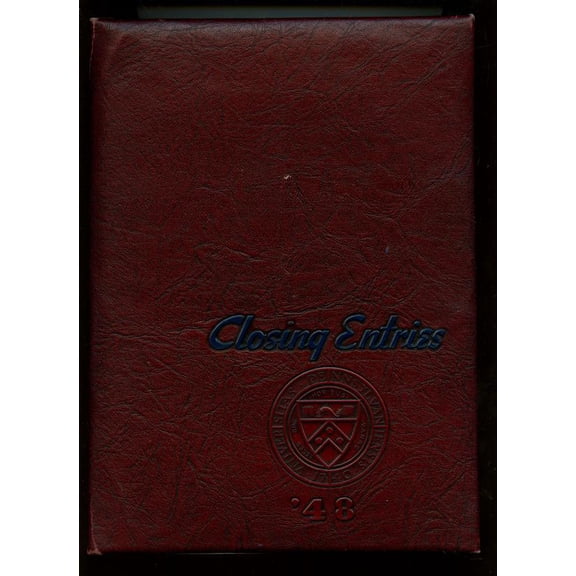 (Custom Reprint) Yearbook: 1948 University of Pennsylvania Evening School of Accounts and Finance - Closing Entries Yearbook (Philadelphia, PA)