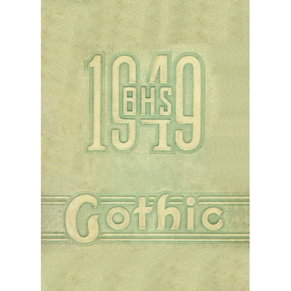 (Custom Reprint) Yearbook: 1949 Bloomington High School - Gothic Yearbook (Bloomington, IN)
