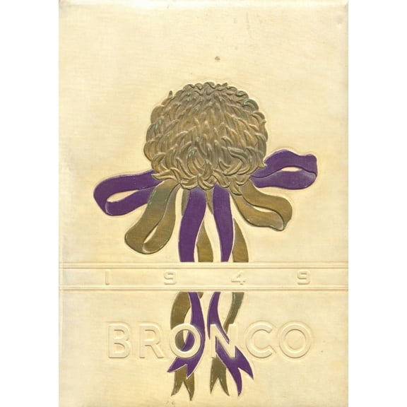 (Custom Reprint) Yearbook: 1949 Denton High School - Bronco Yearbook (Denton, TX)