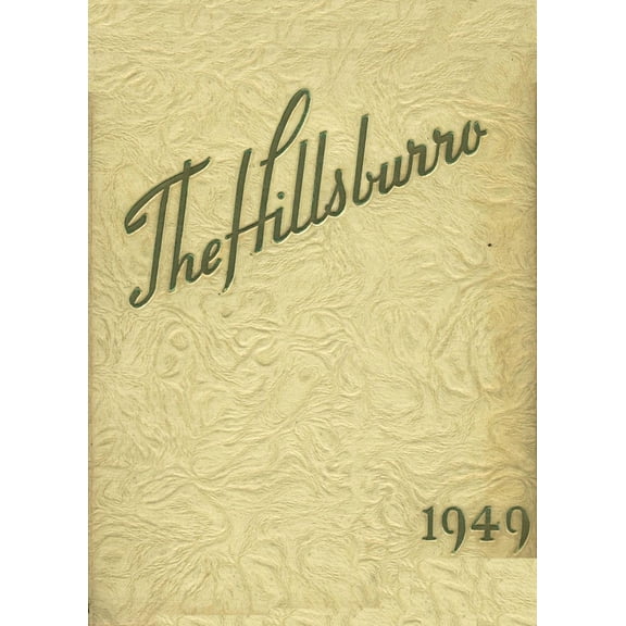 (Custom Reprint) Yearbook: 1949 Hillsboro High School - Hillsburro Yearbook (Nashville, TN)