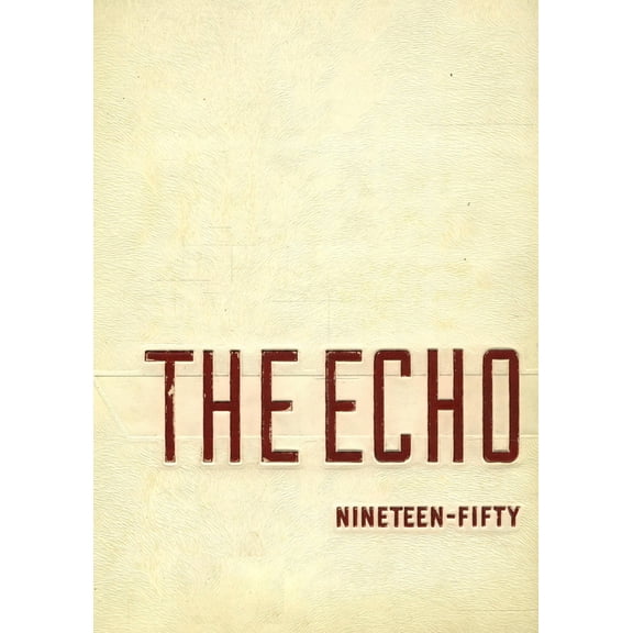 (Custom Reprint) Yearbook: 1950 Brookville High School - Echo Yearbook (Brookville, PA)