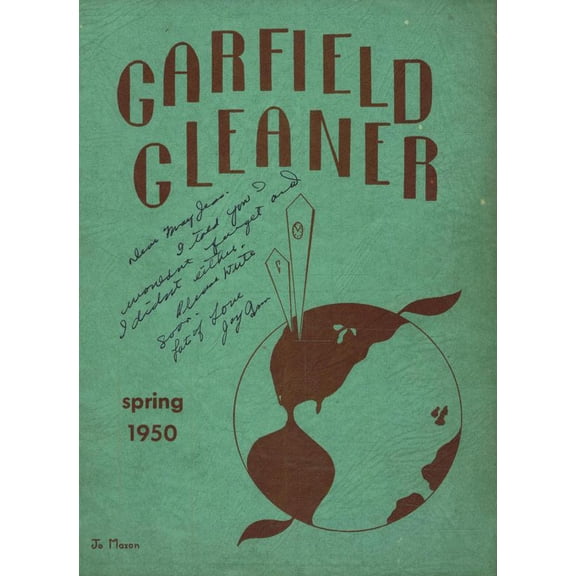 (Custom Reprint) Yearbook: 1950 Garfield Junior High School - Gleaner Yearbook (Berkeley, CA)