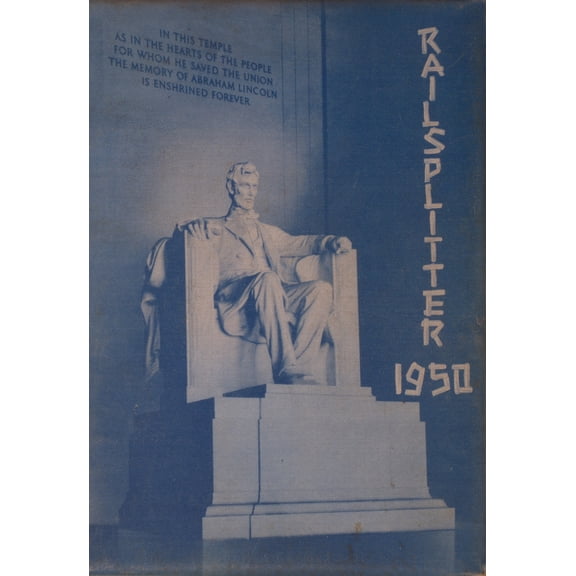 (Custom Reprint) Yearbook: 1950 Lincoln High School - Railsplitter Yearbook (Orem, UT)