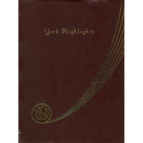 (Custom Reprint) Yearbook: 1950 York High School - Echoes Yearbook (Bellevue, OH)