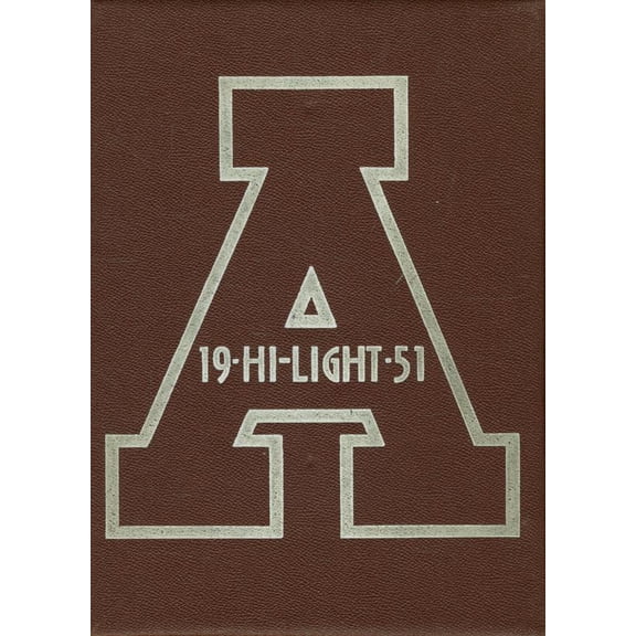 (Custom Reprint) Yearbook: 1951 Antigo High School - Hi Light Yearbook (Antigo, WI)