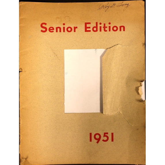 (Custom Reprint) Yearbook: 1951 Benjamin Bosse High School - Legacy / Spirit Yearbook (Evansville, IN)