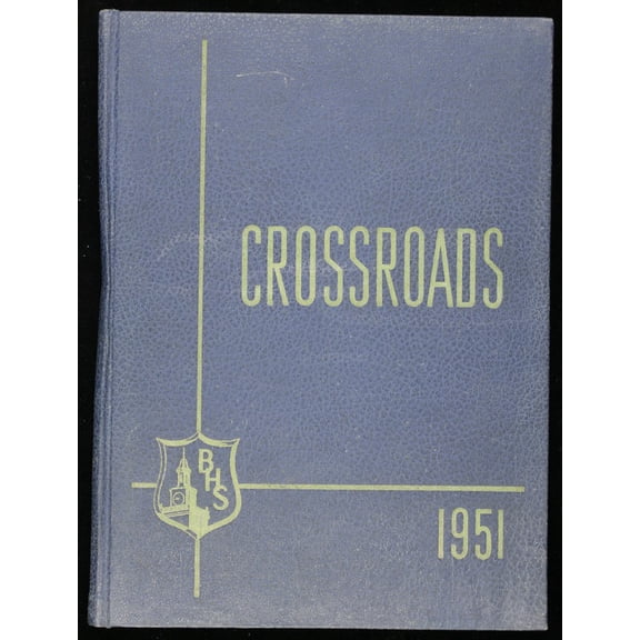 (Custom Reprint) Yearbook: 1951 Brighton High School - Crossroads Yearbook (Rochester, NY)