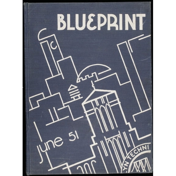 (Custom Reprint) Yearbook: 1951 Brooklyn Technical High School - Blueprint Yearbook (Brooklyn, NY)