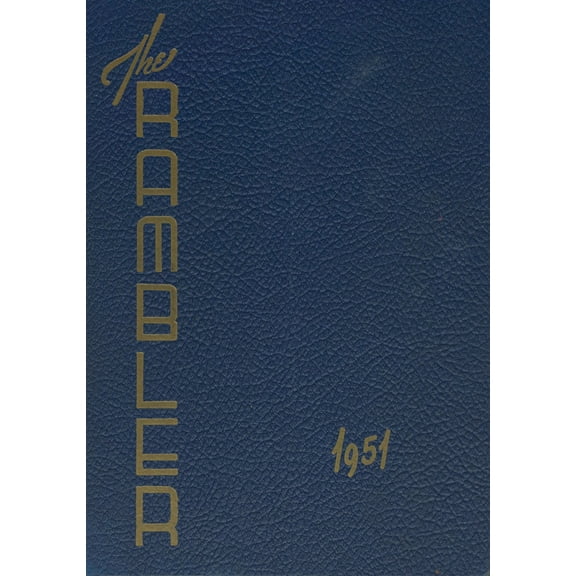 (Custom Reprint) Yearbook: 1951 Charles Town High School - Rambler Yearbook (Charles Town, WV)
