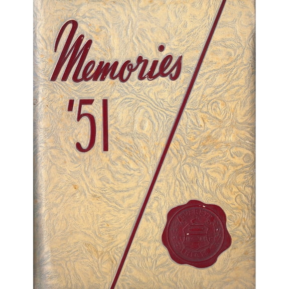 (Custom Reprint) Yearbook: 1951 Everett High School - Memories Yearbook (Everett, MA)