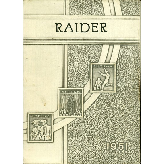 (Custom Reprint) Yearbook: 1951 Frontenac High School - Raider Yearbook (Frontenac, KS)