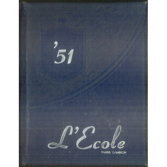 (Custom Reprint) Yearbook: 1951 Garner High School - Lecole Yearbook (Garner, NC)