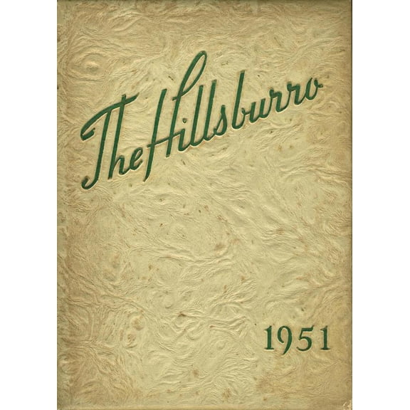 (Custom Reprint) Yearbook: 1951 Hillsboro High School - Hillsburro Yearbook (Nashville, TN)