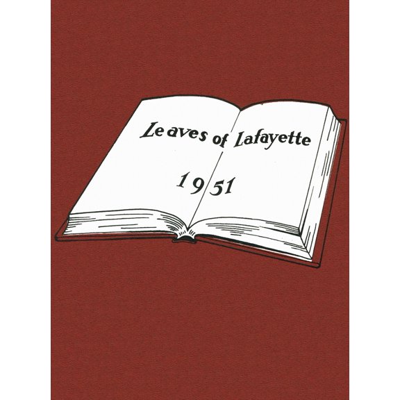 (Custom Reprint) Yearbook: 1951 Lafayette Central High School - Leaves of Lafayette Yearbook (Roanoke, IN)