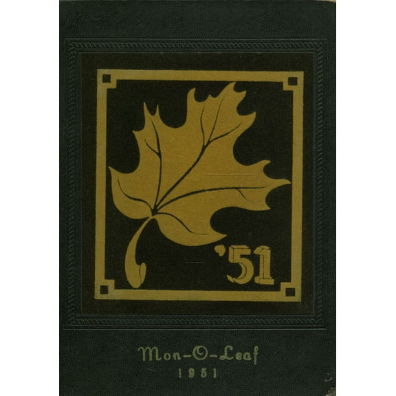 (Custom Reprint) Yearbook: 1951 Mapletown High School - Mon O Leaf Yearbook (Greensboro, PA)