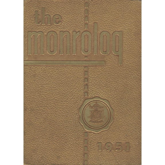 (Custom Reprint) Yearbook: 1951 Monroe High School - Monrolog Yearbook (Rochester, NY)