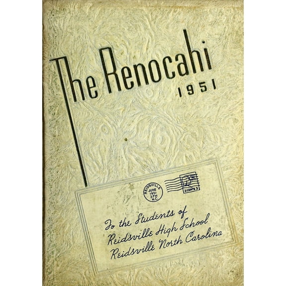 (Custom Reprint) Yearbook: 1951 Reidsville High School - Renocahi Yearbook (Reidsville, NC)