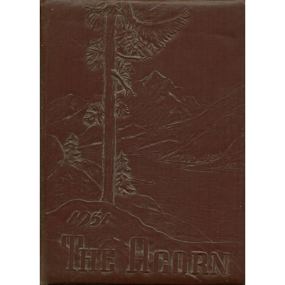 (Custom Reprint) Yearbook: 1951 Union High School - Acorn Yearbook (Vale, NC)