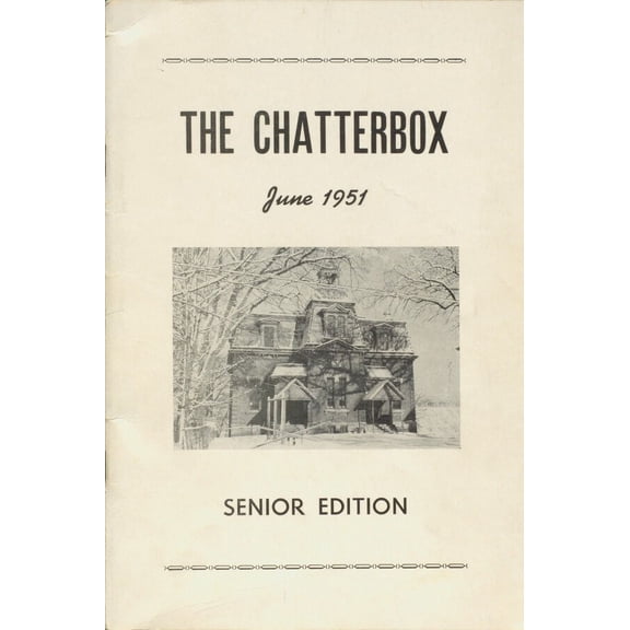(Custom Reprint) Yearbook: 1951 Wells River High School - Chatterbox Yearbook (Wells River, VT)