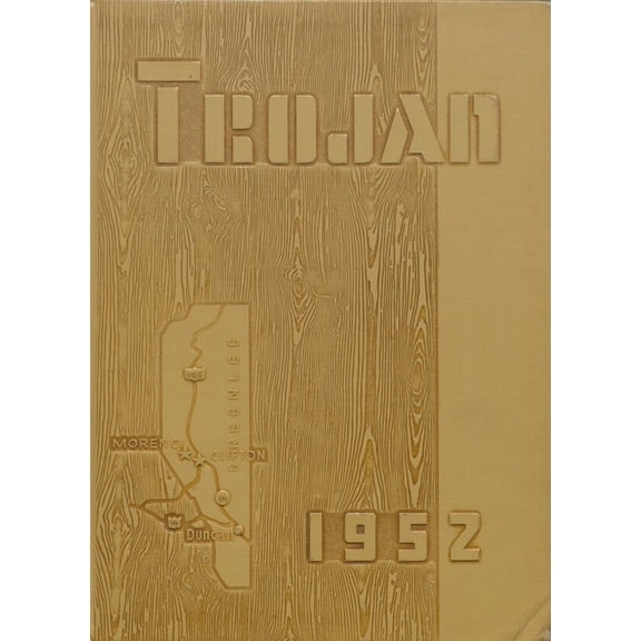 (Custom Reprint) Yearbook: 1952 Clifton High School - Trojan Yearbook (Clifton, AZ)