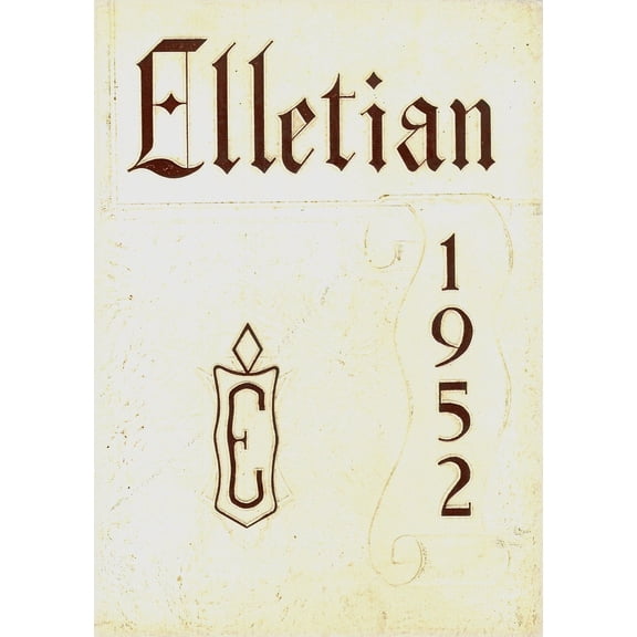 (Custom Reprint) Yearbook: 1952 Ellet High School - Elletian Yearbook (Akron, OH)