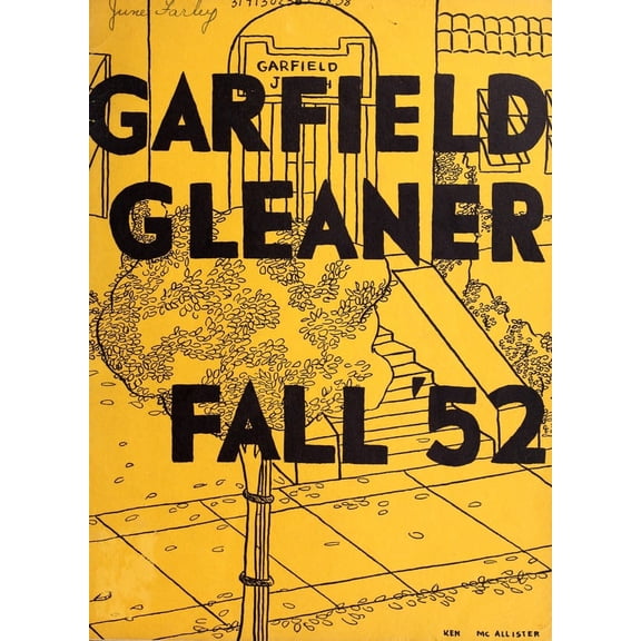 (Custom Reprint) Yearbook: 1952 Garfield Junior High School - Gleaner Yearbook (Berkeley, CA)