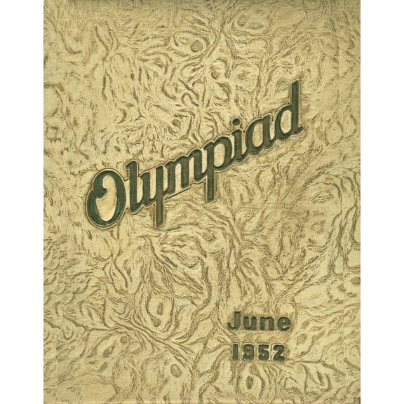 (Custom Reprint) Yearbook: 1952 Glenville High School - Olympiad Yearbook (Cleveland, OH)