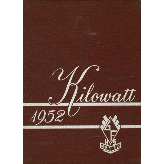 (Custom Reprint) Yearbook 1952 Granite Falls High School Kilowatt
