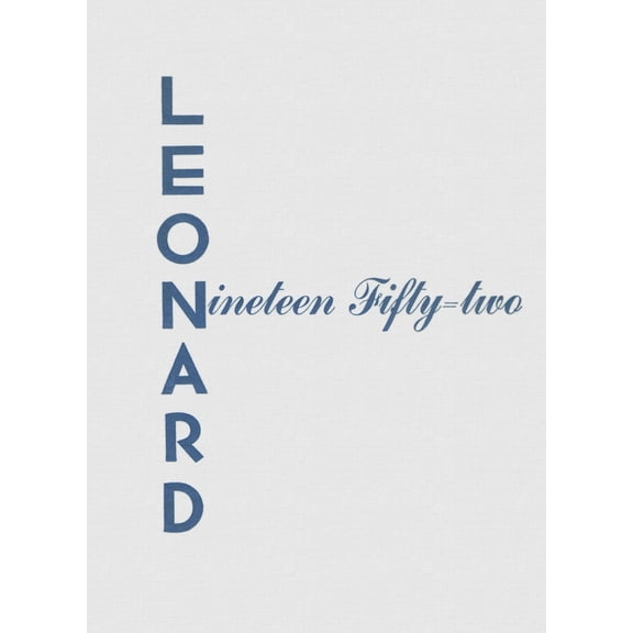 (Custom Reprint) Yearbook: 1952 Leonard School for Girls - Yearbook (New York, NY)