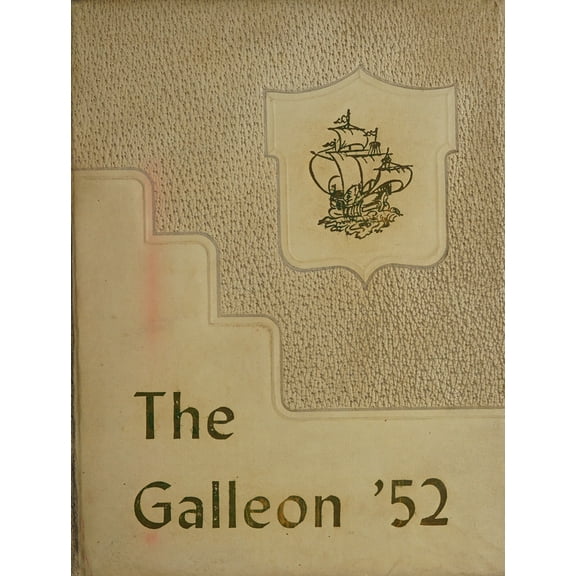 (Custom Reprint) Yearbook: 1952 Mathis High School - Galleon Yearbook (Mathis, TX)