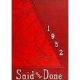 thumbnail image 1 of (Custom Reprint) Yearbook: 1952 Muskegon High School - Said and Done Yearbook (Muskegon, MI), 1 of 3