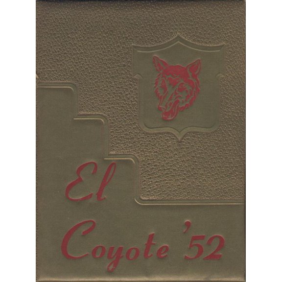 (Custom Reprint) Yearbook: 1952 Tatum High School - El Coyote Yearbook (Tatum, NM)