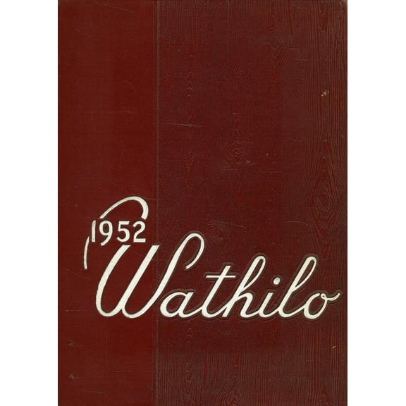 (Custom Reprint) Yearbook: 1952 Waterloo High School - Wathilo Yearbook (Waterloo, WI)