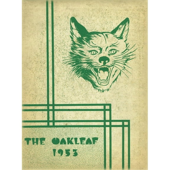 (Custom Reprint) Yearbook: 1953 Auglaize Brown High School - Oakleaf Yearbook (Oakwood, OH)