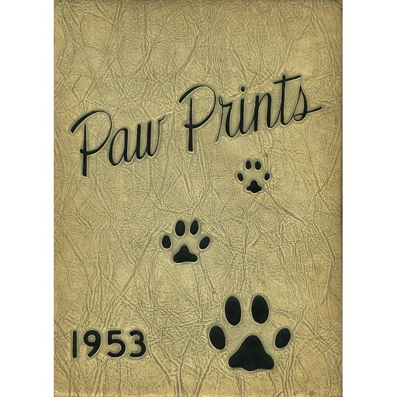 (Custom Reprint) Yearbook: 1953 Ballinger High School - Paw Prints Yearbook (Ballinger, TX)