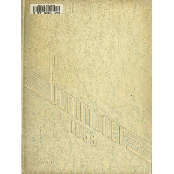 (Custom Reprint) Yearbook: 1953 Bryan College - Commoner Yearbook (Dayton, TN)